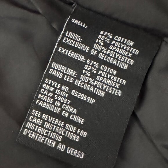 INTL D.E.T.A.I.L.S. SOFT CHIC ZIP JACKET COAT URBAN CAREER WINTER BLACK LARGE - Picture 8 of 9